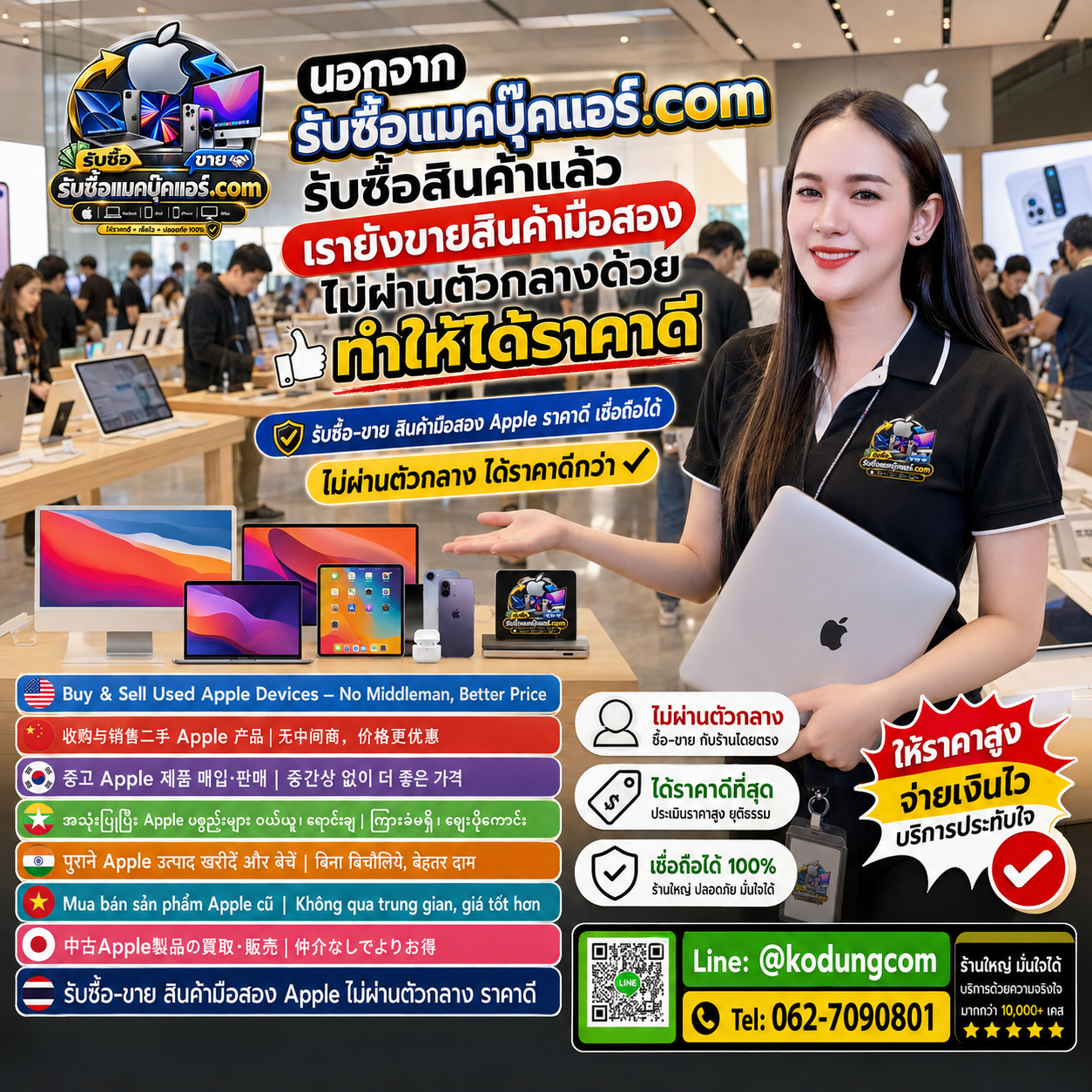แนวทางรับซื้อและขาย MacBook Air มือสองโดยตรง ไม่ผ่านตัวกลาง